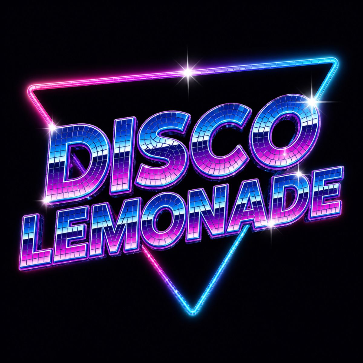 Disco Lemonade Mirror Ball Logo